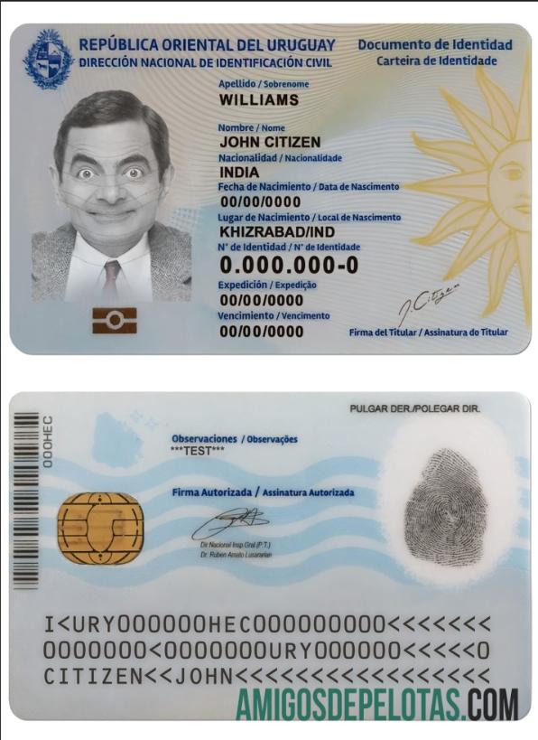 ID do Uruguai mostra